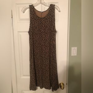 Old Navy leopard print dress